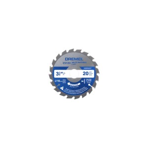 Dremel Kreissägeblatt CS600 Multi-Material, Ø 85 mm, grau, mit Karbidzähnen für Holz, Kunststoff, Metall.