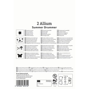 Verpackung Kiepenkerl Blumenzwiebel Zierlauch Summer Drummer, 2 Stück.