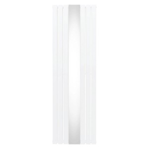 Weißer Monstershop Heizkörper mit Spiegel, 1800x565mm, für Bad und Wohnraum.