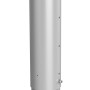 Biohort Steher für Sichtschutz, silber-metallic, zum Andübeln auf Betonfundament.