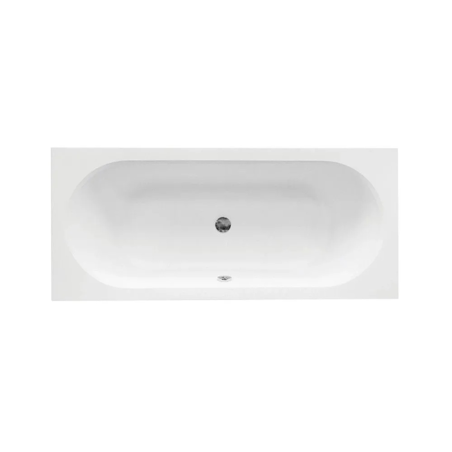 Bad Land Rechteck-Badewanne 160x75 mit Styroporverkleidung inkl. Ablauf & Füße