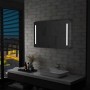 vidaXL Badezimmer-Wandspiegel mit LEDs 100x60 cm 144707_2