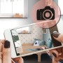 Hände visualisieren ESTAhome Vliestapete Fußballspieler Beige im Kinderzimmer per Smartphone. Dekorative Tapete für Wände.