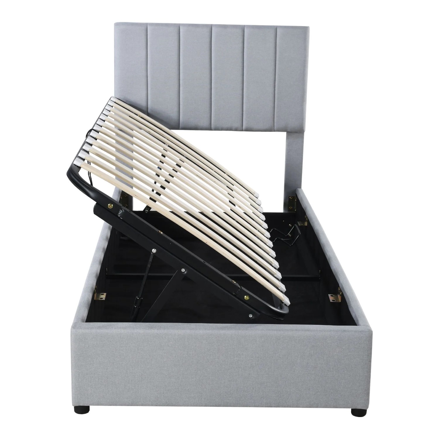Okwish Polsterbett 90×200 Kinderbett Mit Bettkasten Ohne Matratze