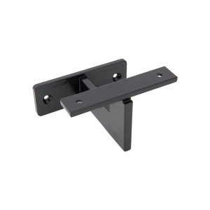 Schwarze Kordo Halterung für Moka Wandhandlauf, Geländerzubehör.