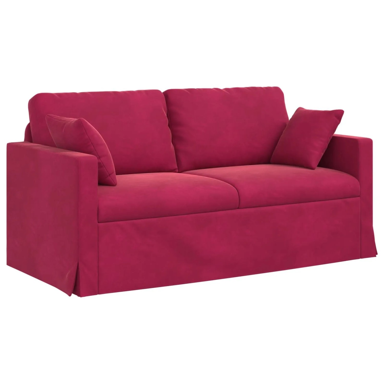 vidaXL Sofa Weinrot 158 x 78 x 80 cm Samt 42024427