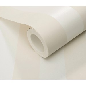 Rolle Erismann Vliestapete Melissa Dylis Beige mit Streifenmuster.
