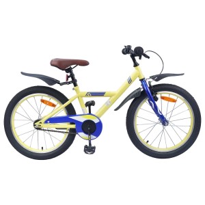 vidaXL Kinderfahrrad 20 Zoll für 6-11 Jahre Alt Gelb 42009616