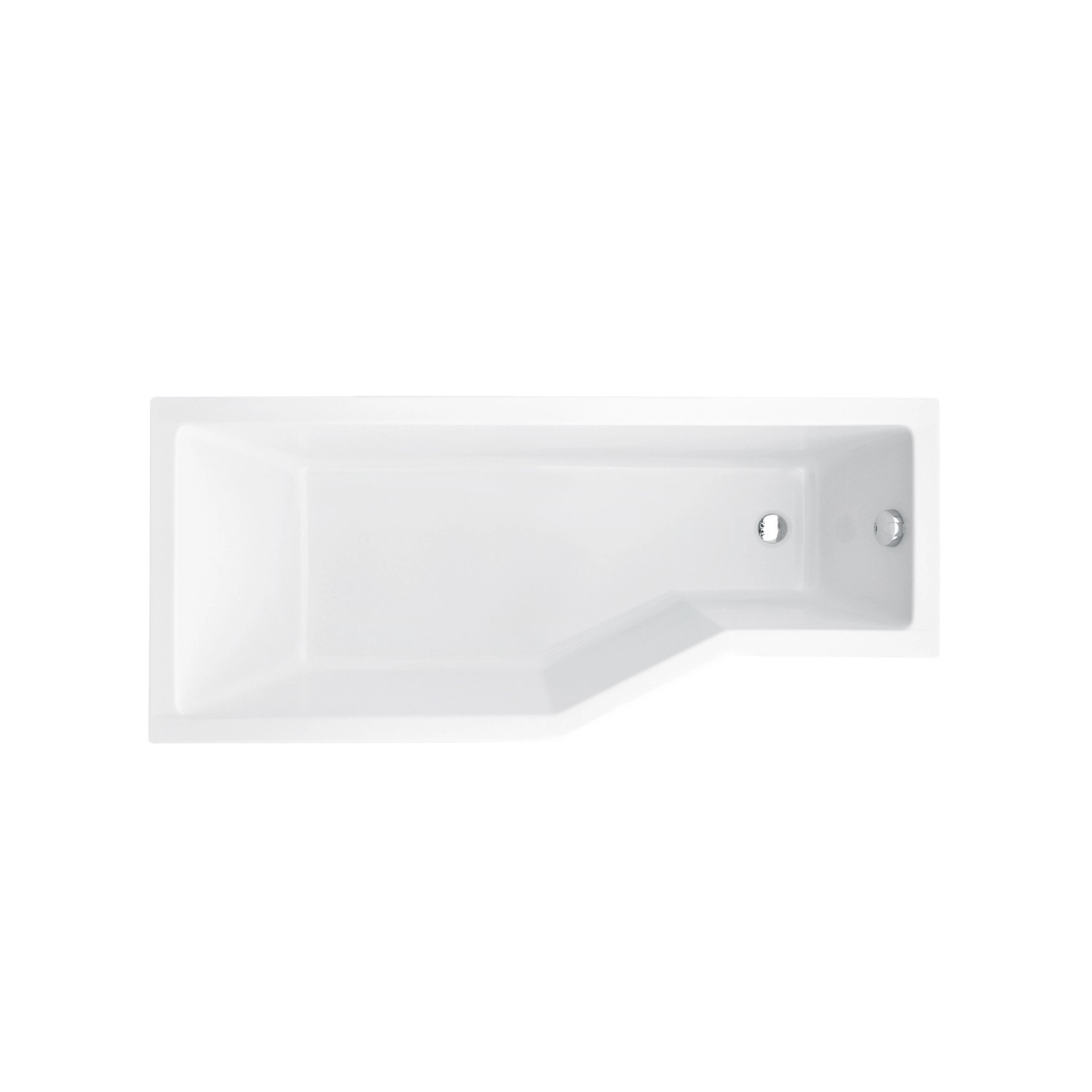 Bad Land Badewanne Eckwanne INTEGRA 170x75 Links Mit AcrylSchürze Mit Glasa günstig online kaufen