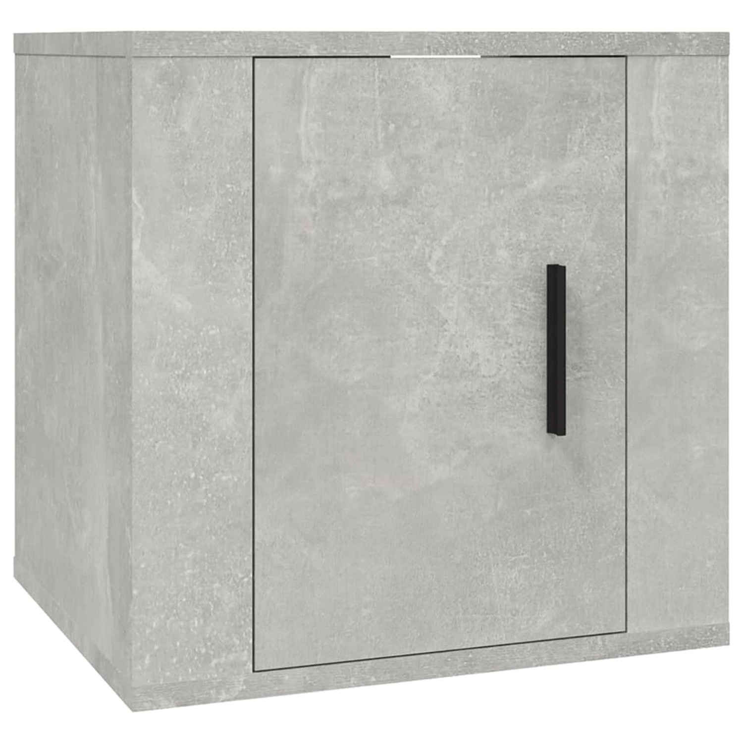 Vidaxl Tv-wandschrank Betongrau 40x34,5x40 Cm günstig online kaufen