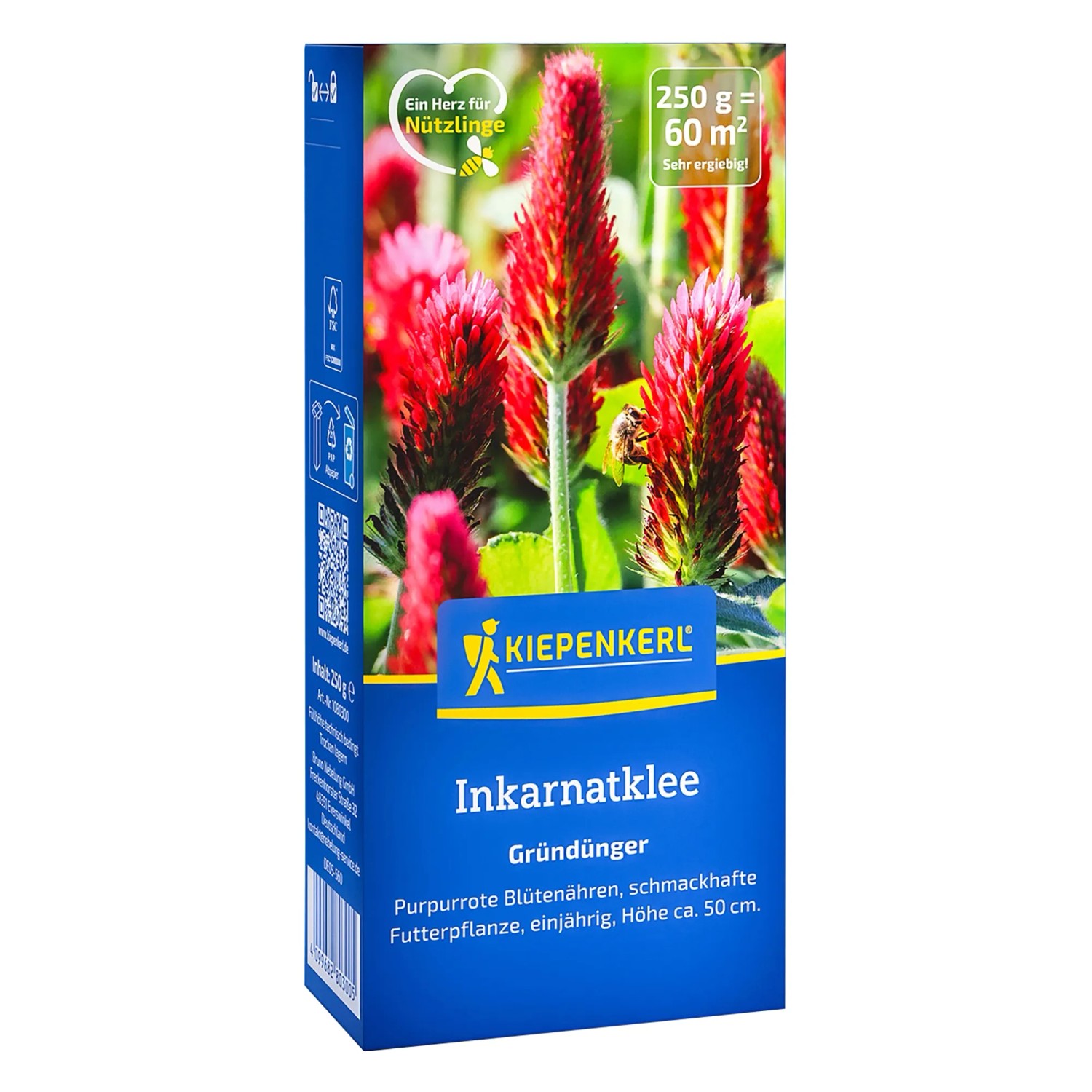 Kiepenkerl Gründünger "Inkarnatklee" 250 g Trifolium incarnatum