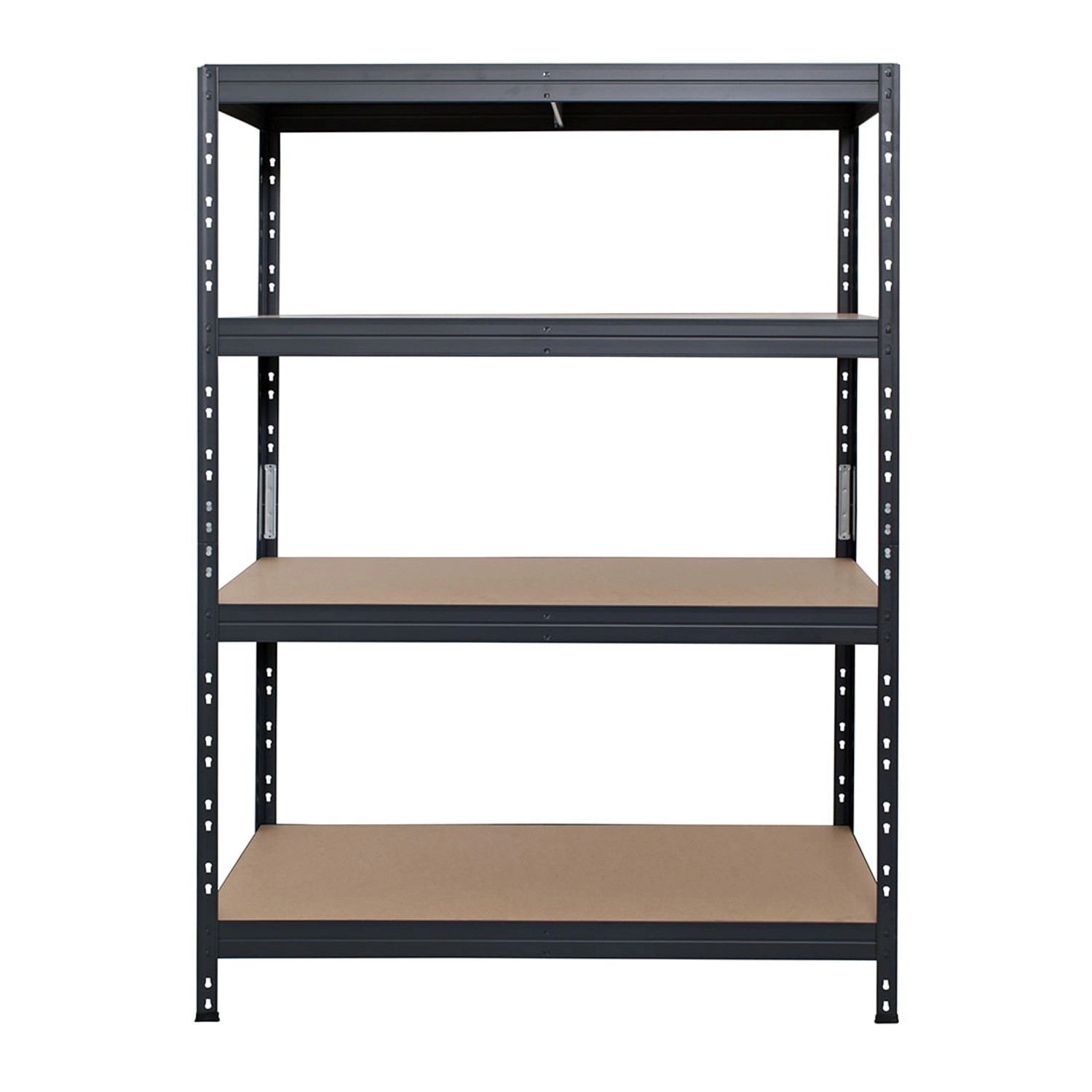 Ar Shelving Rivet Schwerlastregal 180 x 120 x 60 cm 4 Böden Anthrazit FSC® günstig online kaufen