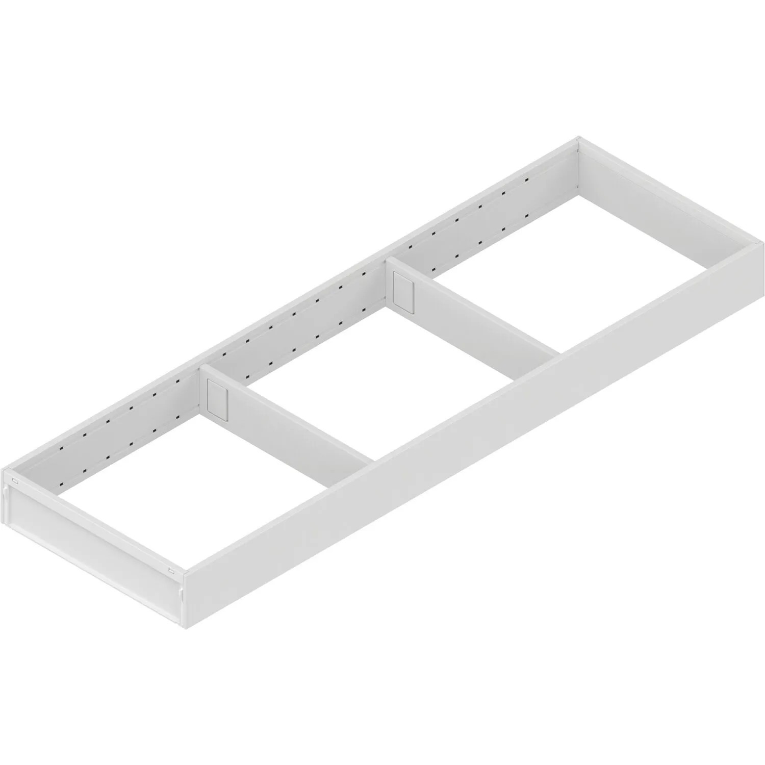 Blum Schubkastenrahmen Ambia-Line Breite 622x200x50 mm Schubladeneinsatz Stahl Seidenweiß Matt