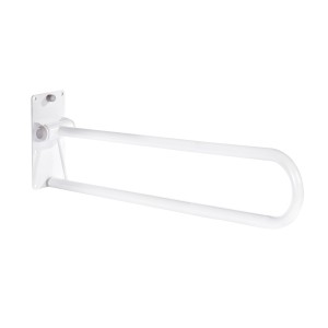 Weißer, klappbarer WC-Aufstehbügel Lang von Ridder für mehr Sicherheit im Bad.