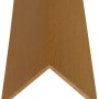 Winkelleiste Buche, Kunststoff, 30x30mm, 2500mm Länge, für Boden- und Wandabschluss.