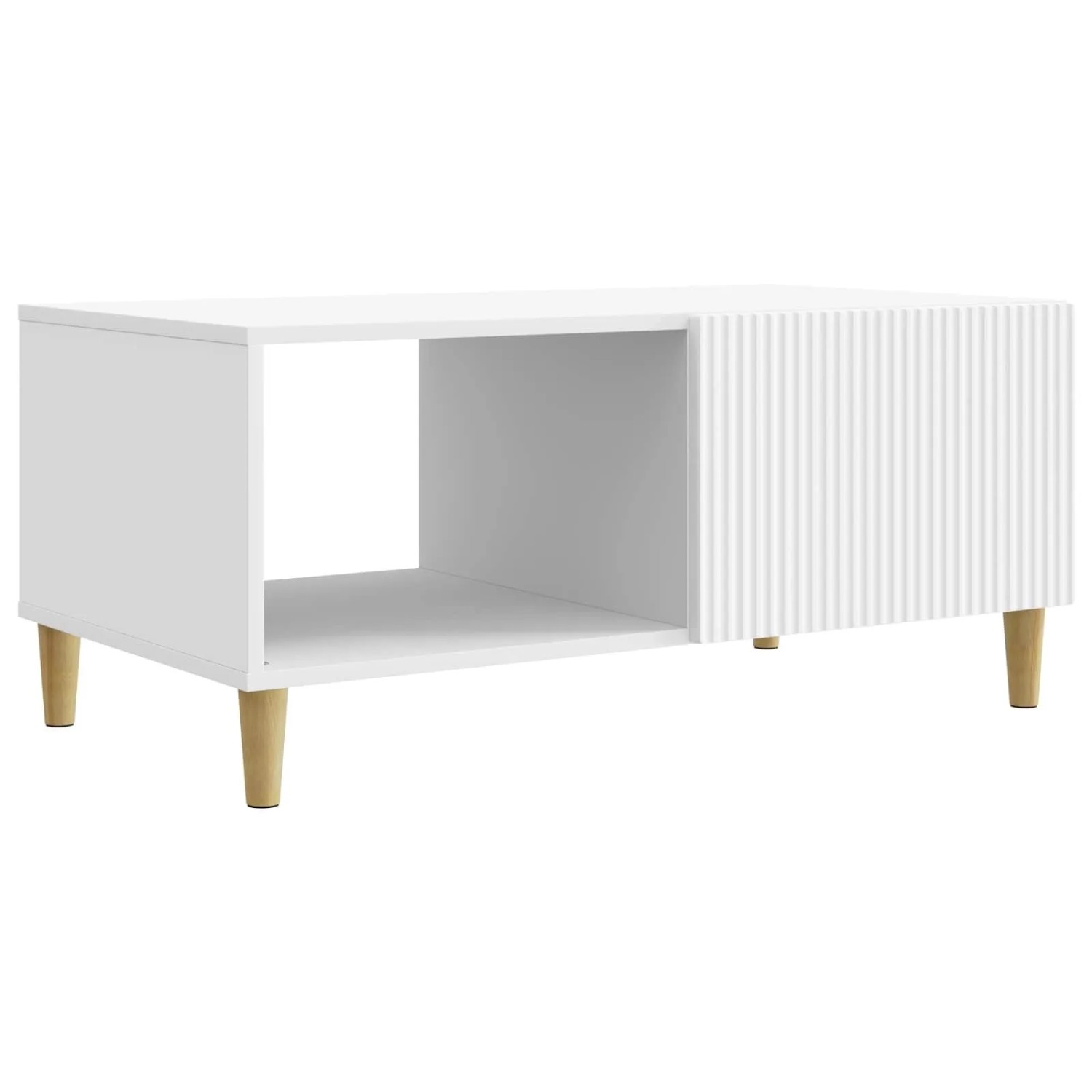 vidaXL Couchtisch Weiß 90 x 50 x 40 cm Holzwerkstoff 894725
