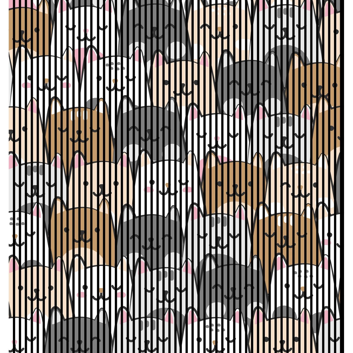 FN Acustico Akustikplatte Kitty 1 PET u. MDF Foliert 2.253 x 19 x 2.400 mm