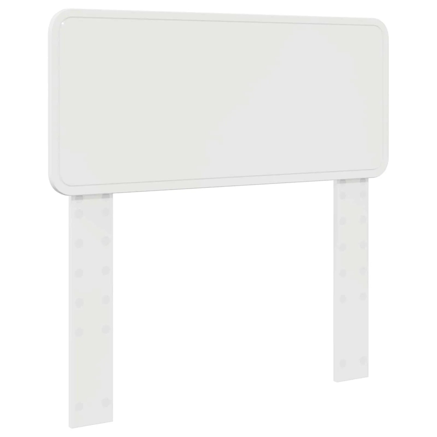 vidaXL Kopfteil mit Kopfteil Glänzend Weiß 90 cm Holzwerkstoff 888588