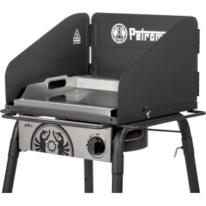 Petromax Plancha Grillplatte aus Edelstahl für Gastisch, Grillutensil zum Braten und Grillen.