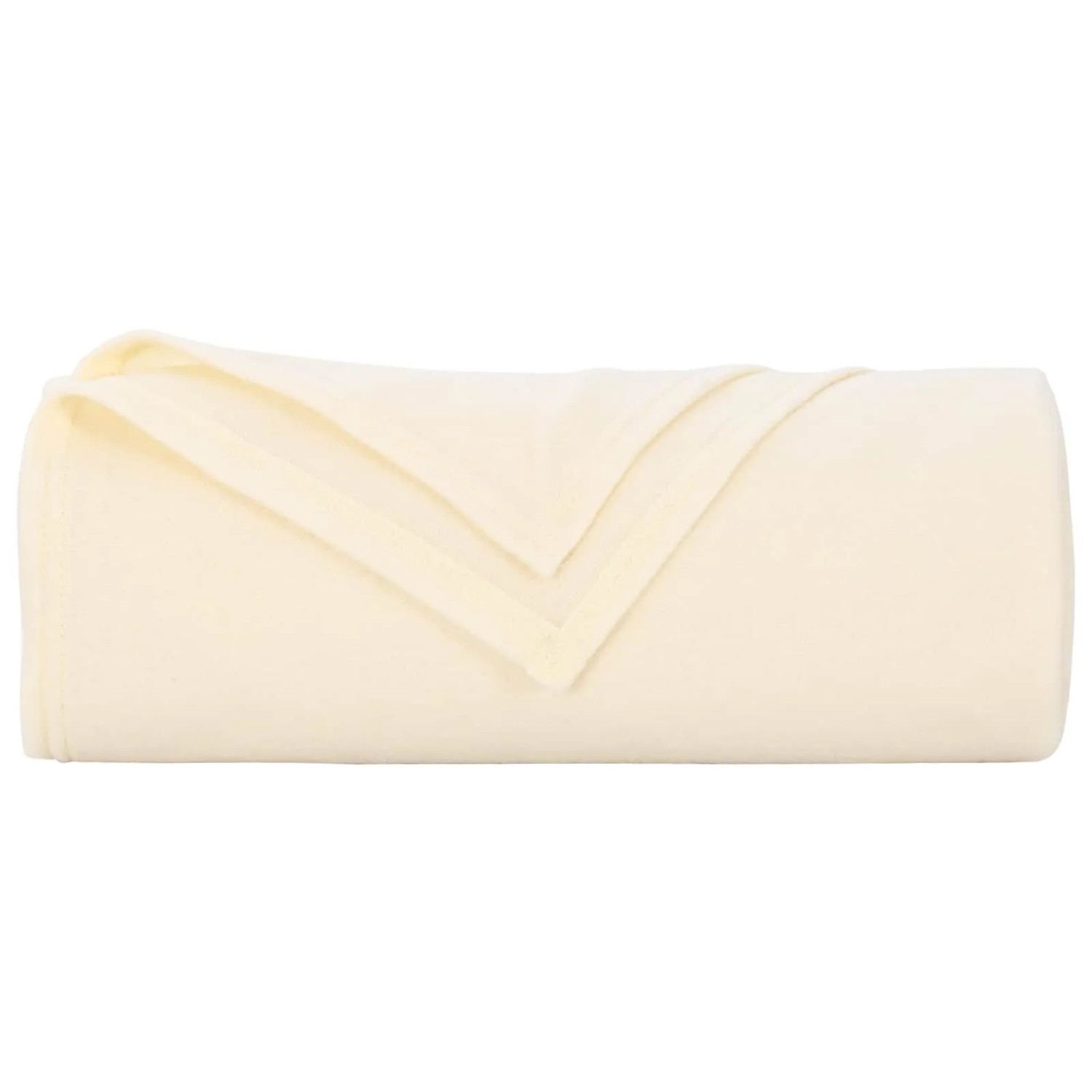 Thumbnail - vidaXL Überwurfdecke Creme 280 x 210 cm Fleece 42017126