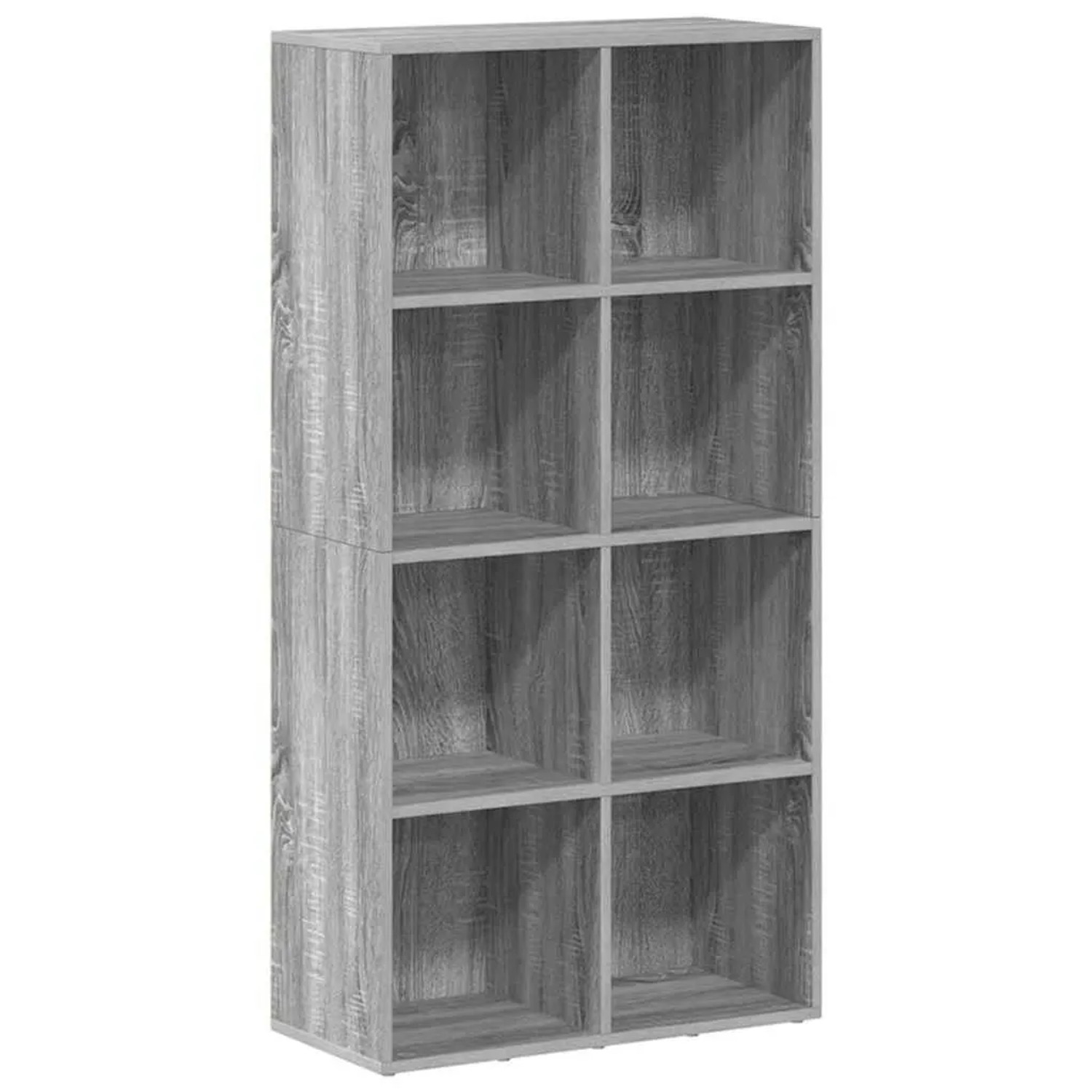 vidaXL Bücherregal/Sideboard Grau Sonoma 66x30x130 cm Holzwerkstoff 815250 günstig online kaufen