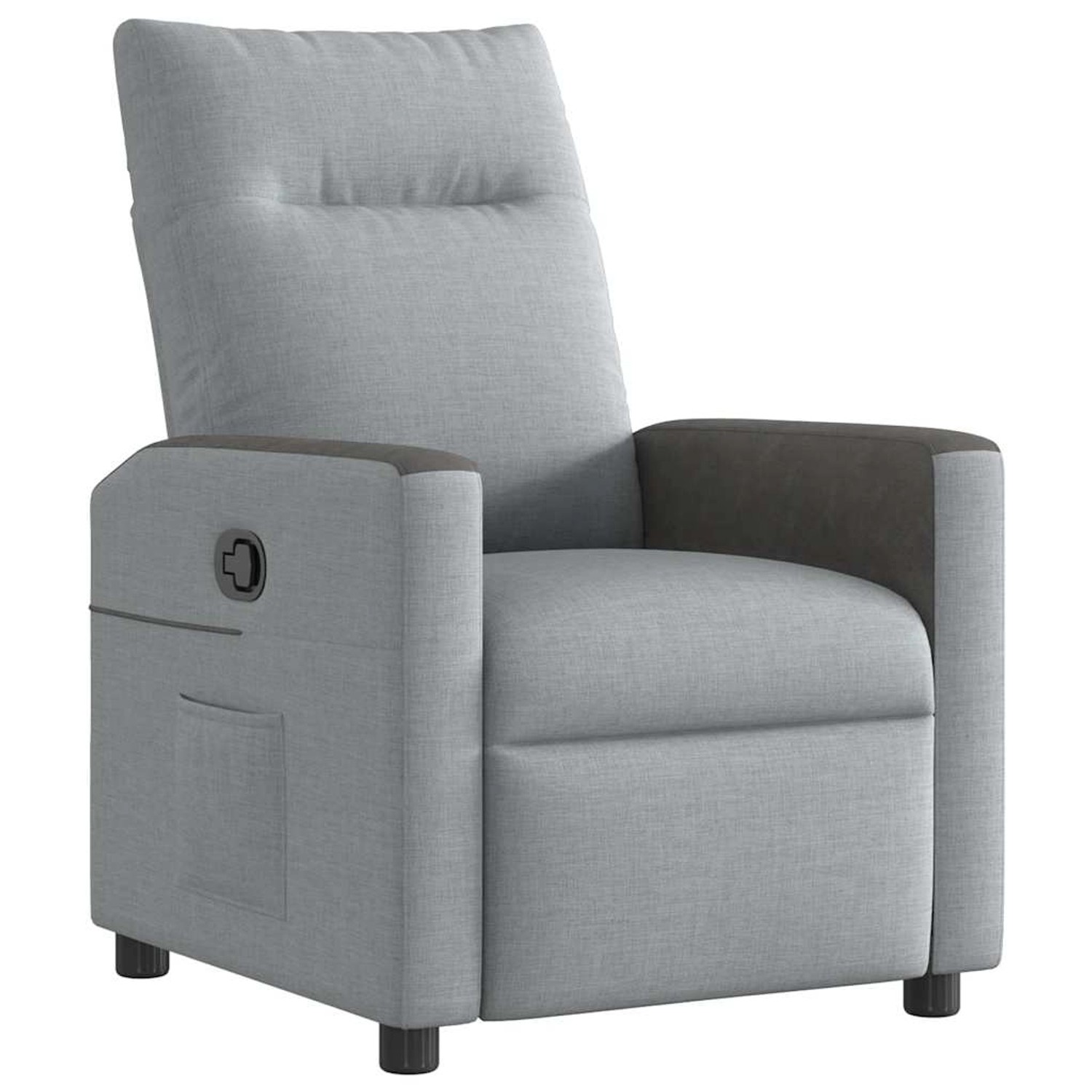 vidaXL Relaxsessel Hellgrau Stoff 4104825 günstig online kaufen