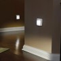 Mr. Beams LED-Nachtlicht MB720, batteriebetrieben, mit Bewegungsmelder, Weiß. Ideal für Flur und Treppe.
