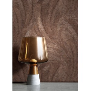 Newroom Vliestapete Savina Bronze Palmen Natur Strukturiert FSC®