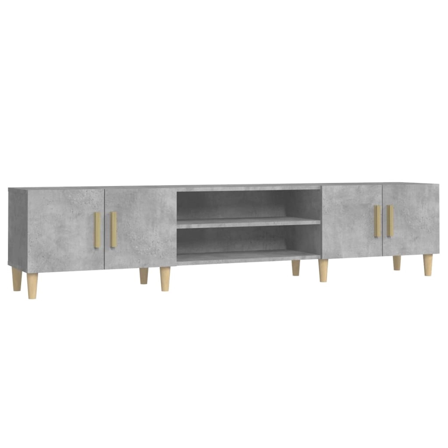 Vidaxl Tv-schrank Betongrau 180x31,5x40 Cm Holzwerkstoff günstig online kaufen