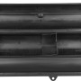 Offene, schwarze Calima Sicherheitsbox für CEE Stecker, Zubehör für Autoanhänger.