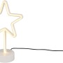 Weiße Reality LED Tischleuchte Star, 29,5 cm, für stimmungsvolle Beleuchtung im Wohnraum.