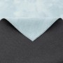 Pergamon Luxus Fellteppich Pearl Blau (80x150cm), weicher Flor, graue Rückseite.