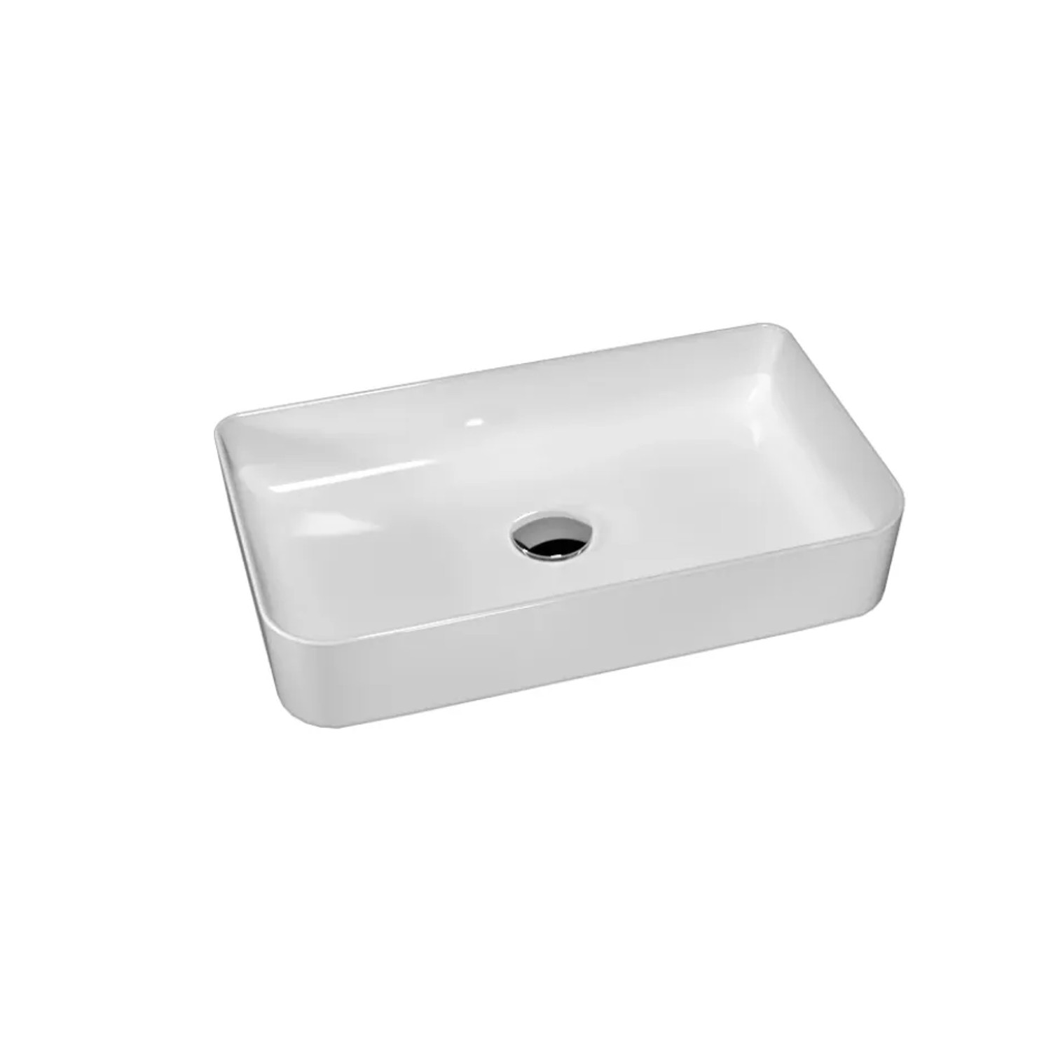 Kreabad Aufsatzwaschbecken 60x38 Aufsatz Waschbecken Waschtisch Keramik