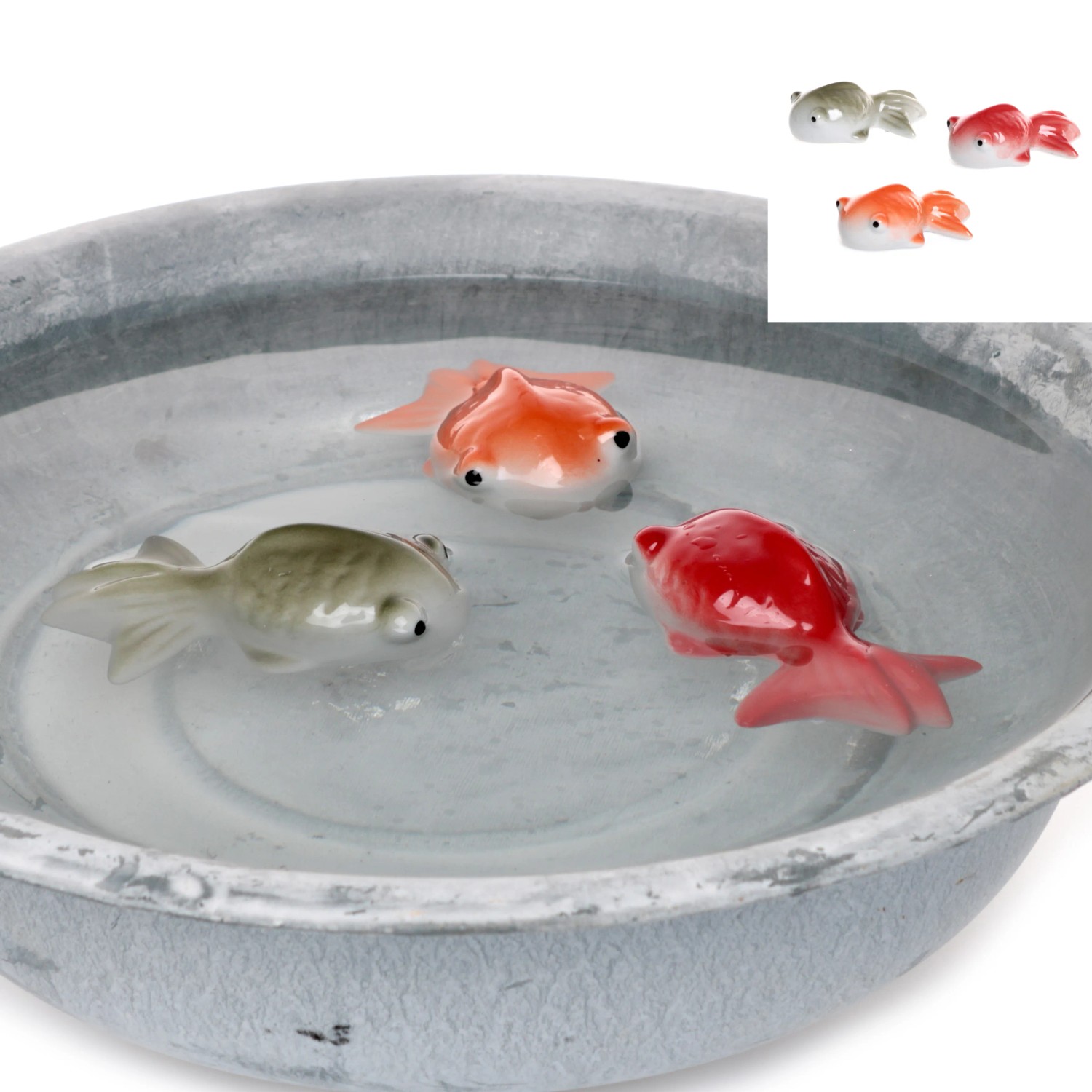 Porzellan Fisch schwimmend 3 cm kaufen bei OBI