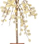 Weiden-Stämmchen Mix (Salix) im Topf, ca. 30-40 cm hoch, mit gelben Blüten.