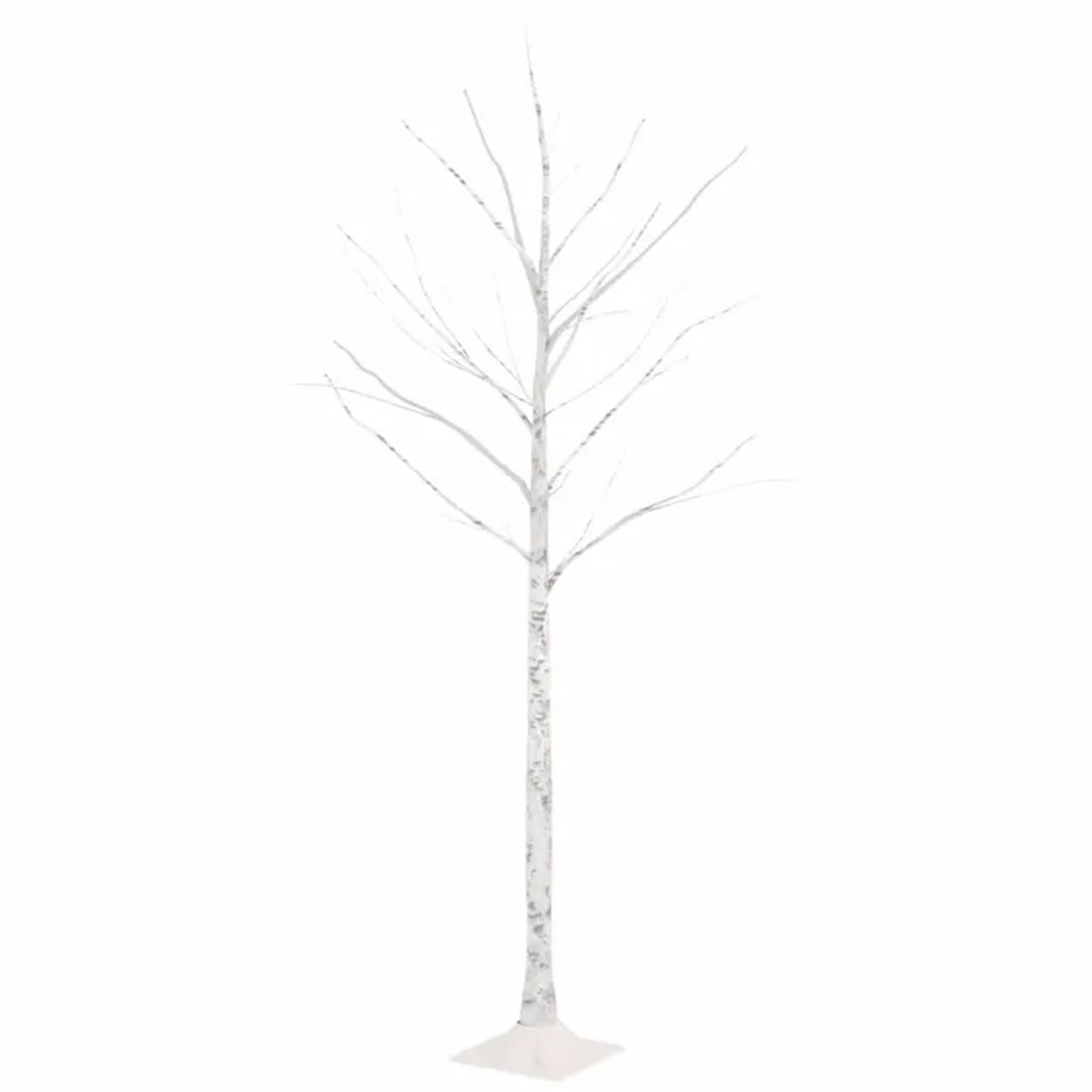 vidaXL LED-Birke Warmweiß 72 LEDs 150 cm