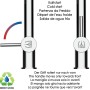 VIZIO Küchenarmatur: Detailansicht Kaltstart-Funktion und Wassersparen.