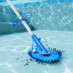 Wiltec Automatischer Poolreiniger Poolsauger Pool Bodensauger Oberflächensauger