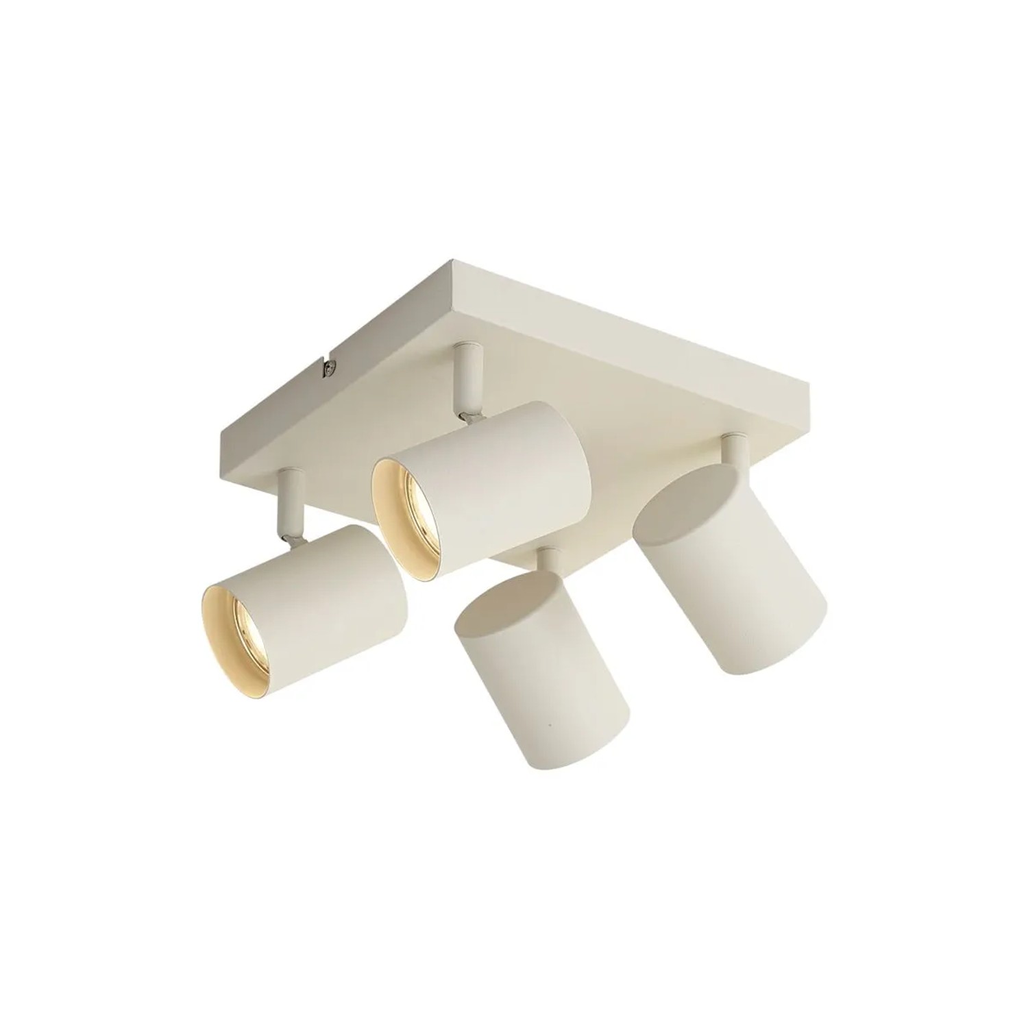 QAZQA Moderner Deckenstrahler Beige 4-flammig Verstellbar Jeana