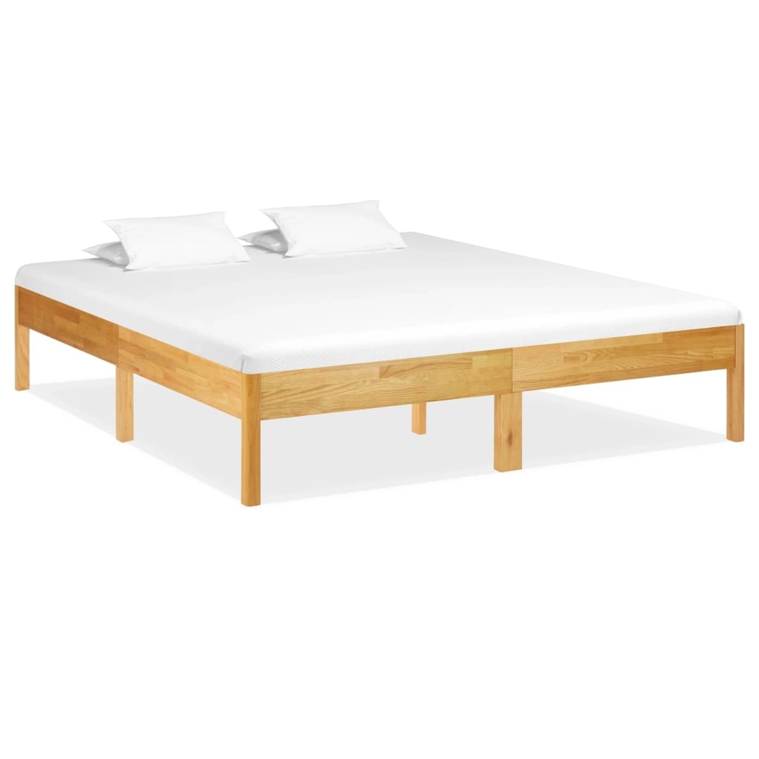 vidaXL Massivholzbett Eiche 180x200 cm 288481 günstig online kaufen