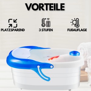 Steinborg SB-1050 Fußsprudelbad mit Massagefunktion 3 Stufen 60 Watt