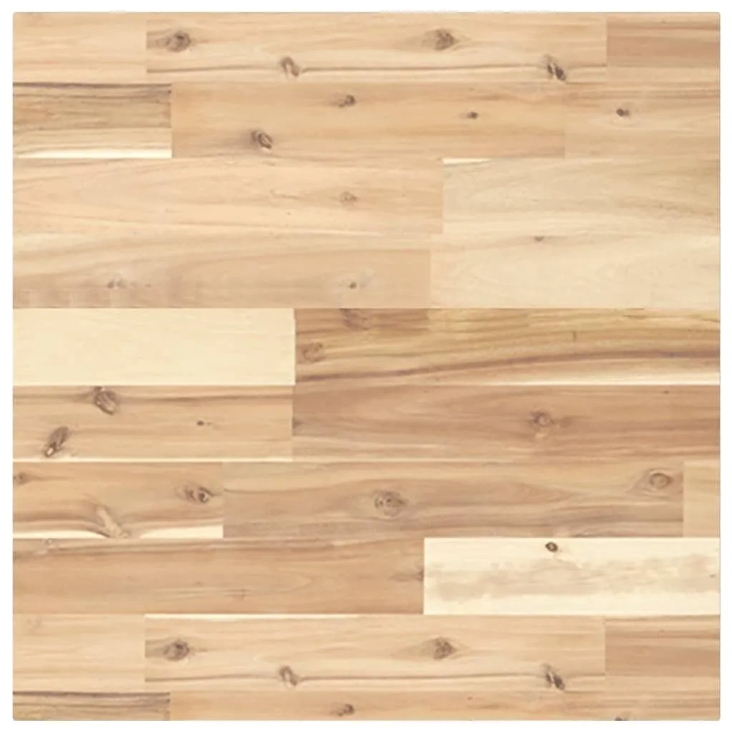 vidaXL Tischplatte Quadratisch 50x50x2 cm Massivholz Akazie 4008707