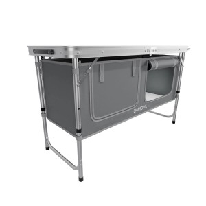 24Move Campingküche Outdoorküche mit Arbeitsplatte Klappbar