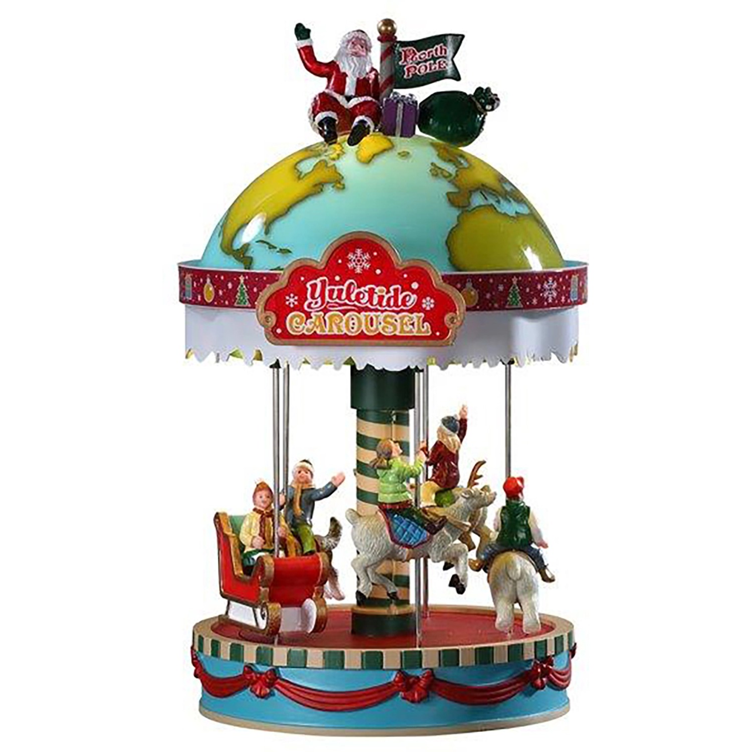 Lemax Weihnachtsdekoration Yuletide Carousel Ø 16 cm x 28 cm günstig online kaufen