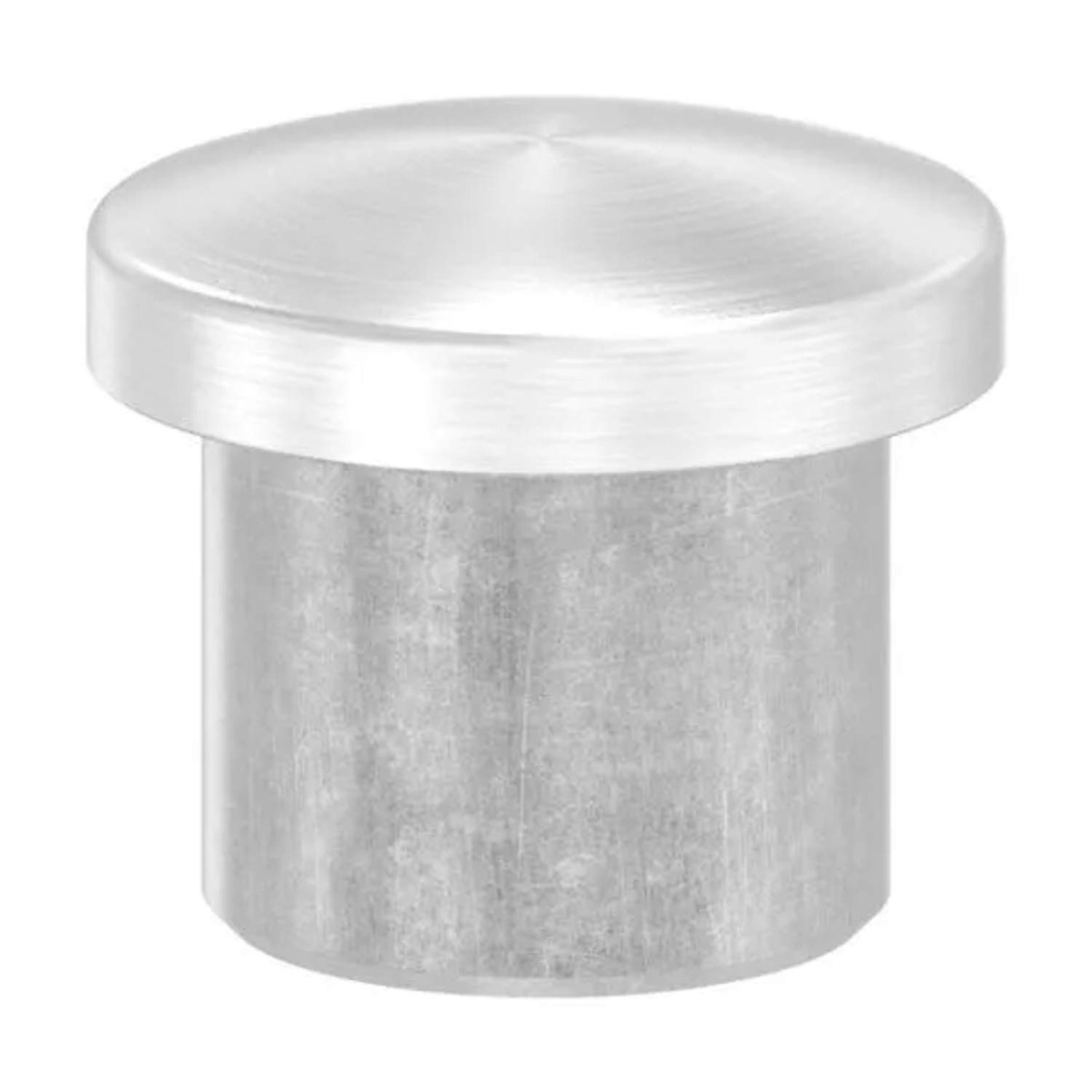FeNau Rohrstopfen Edelstahl V2A Für Rohr Ø 16,0 mm 2,0 mm Wand Leicht Gewölbt