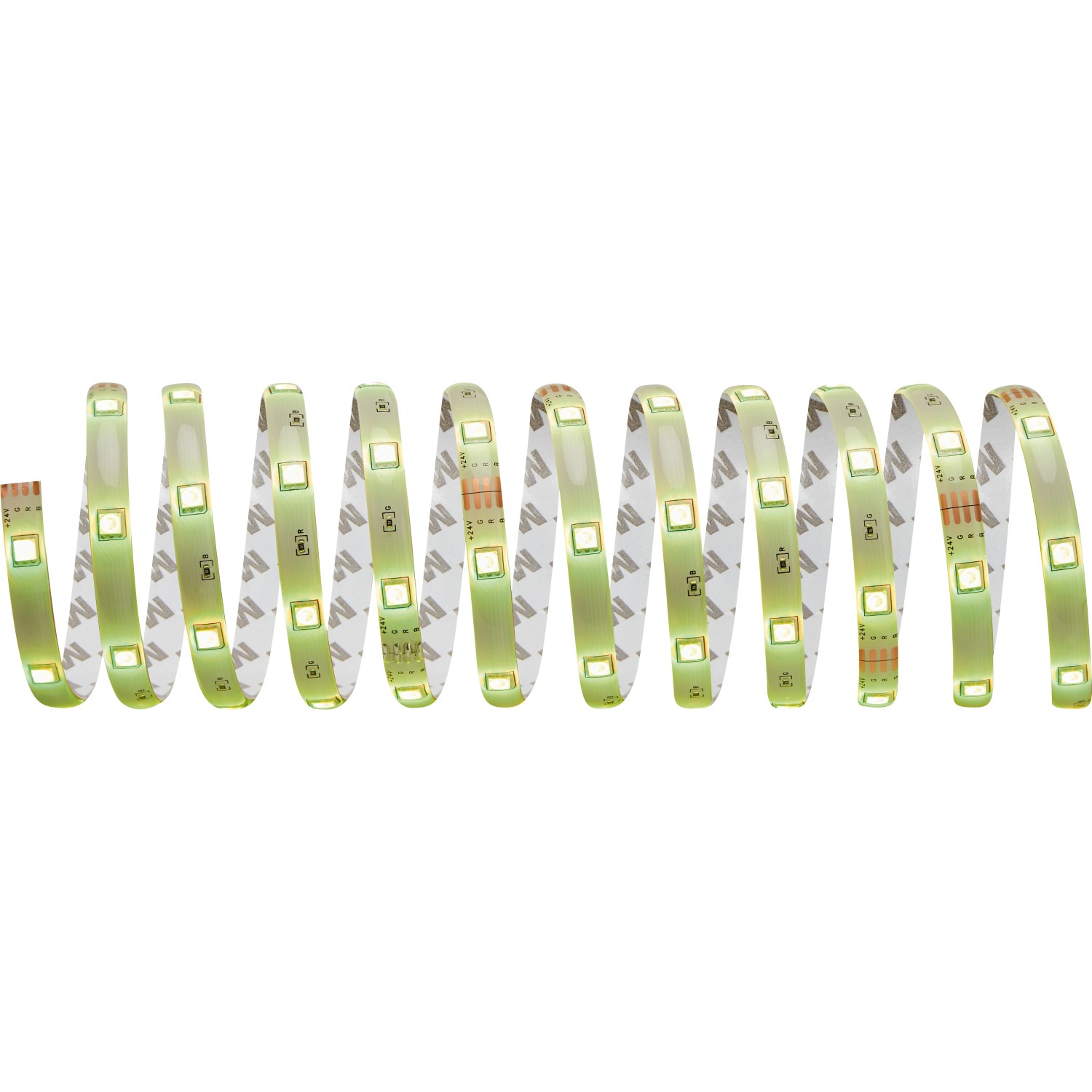 LED-Flexband RGB, 5 m, mit Fernbedienung. Farbwechselnder LED-Streifen für stimmungsvolle Beleuchtung.