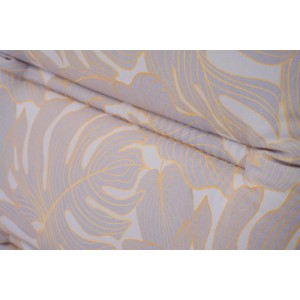 Siena Garden Hochlehner Auflage Comfort Tropical mit Blätter Muster.