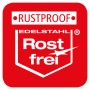Symbol für Rostfreiheit des Burg-Wächter Briefkasten Seattle aus Edelstahl.
