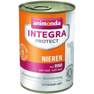 Dose Integra Protect Nieren Hunde-Nassfutter mit Rind, getreidefrei.