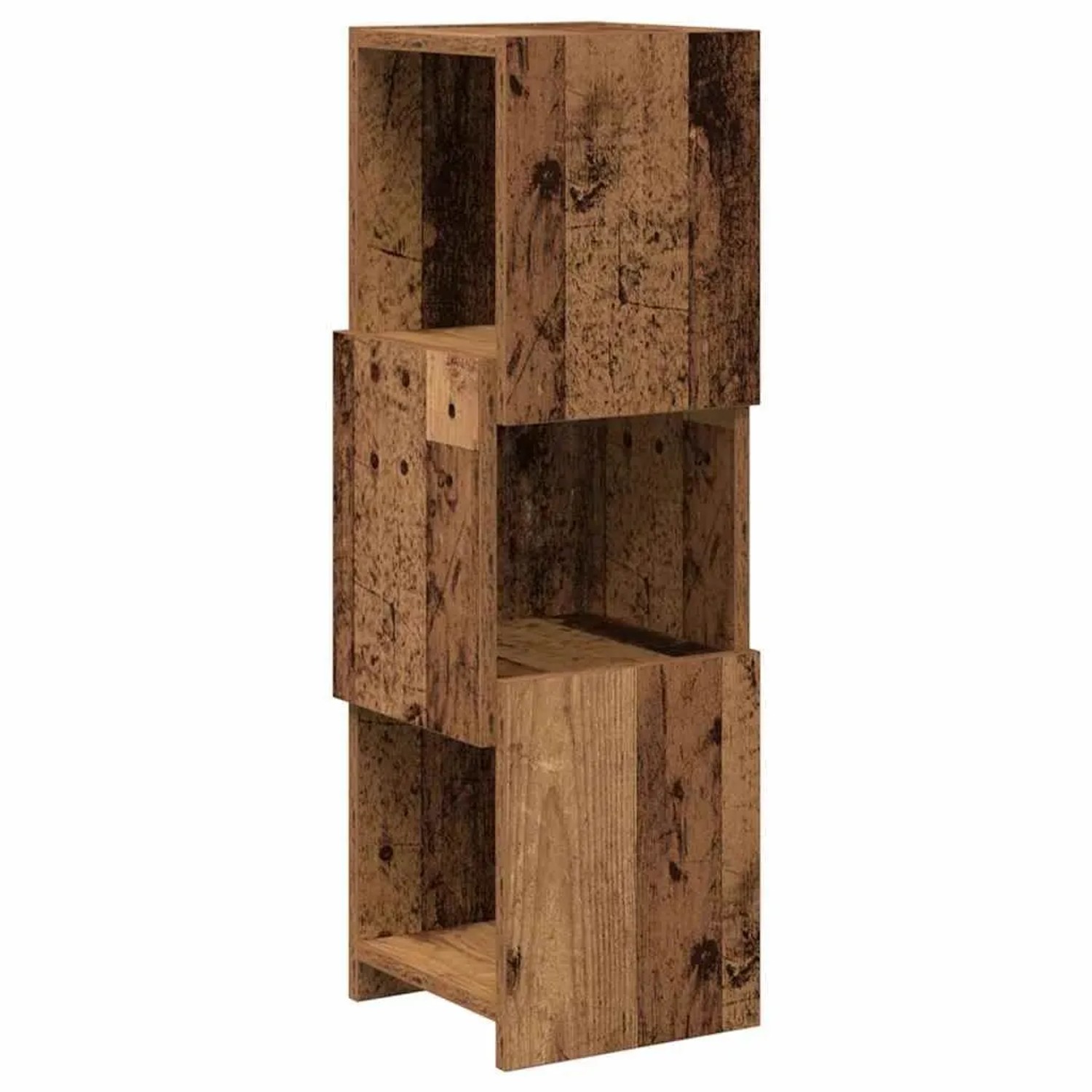 vidaXL Eckschrank Altholz 25,5x25x80cm Holzwerkstoff 889819 günstig online kaufen